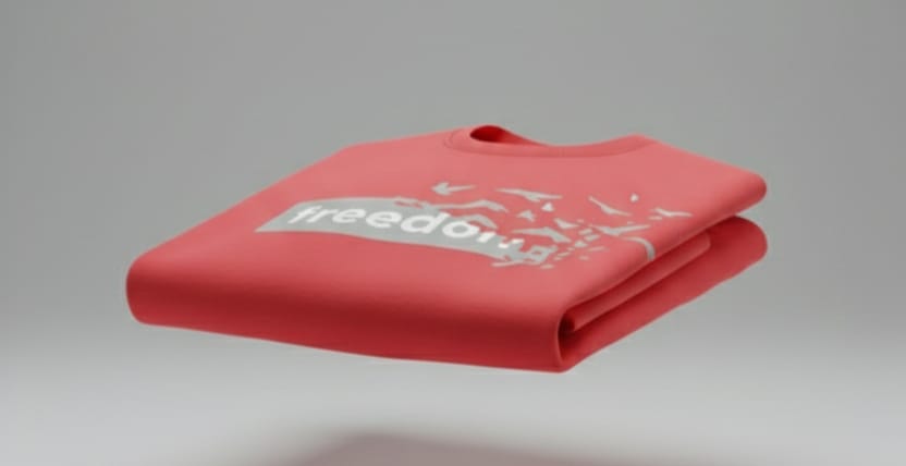 Freedom Logo Men’s Red T-Shirt